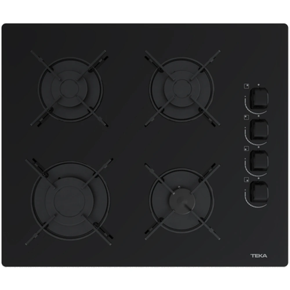 Teka GBE 64002 KB 60 Cm Siyah Camlı Gazlı Ocak