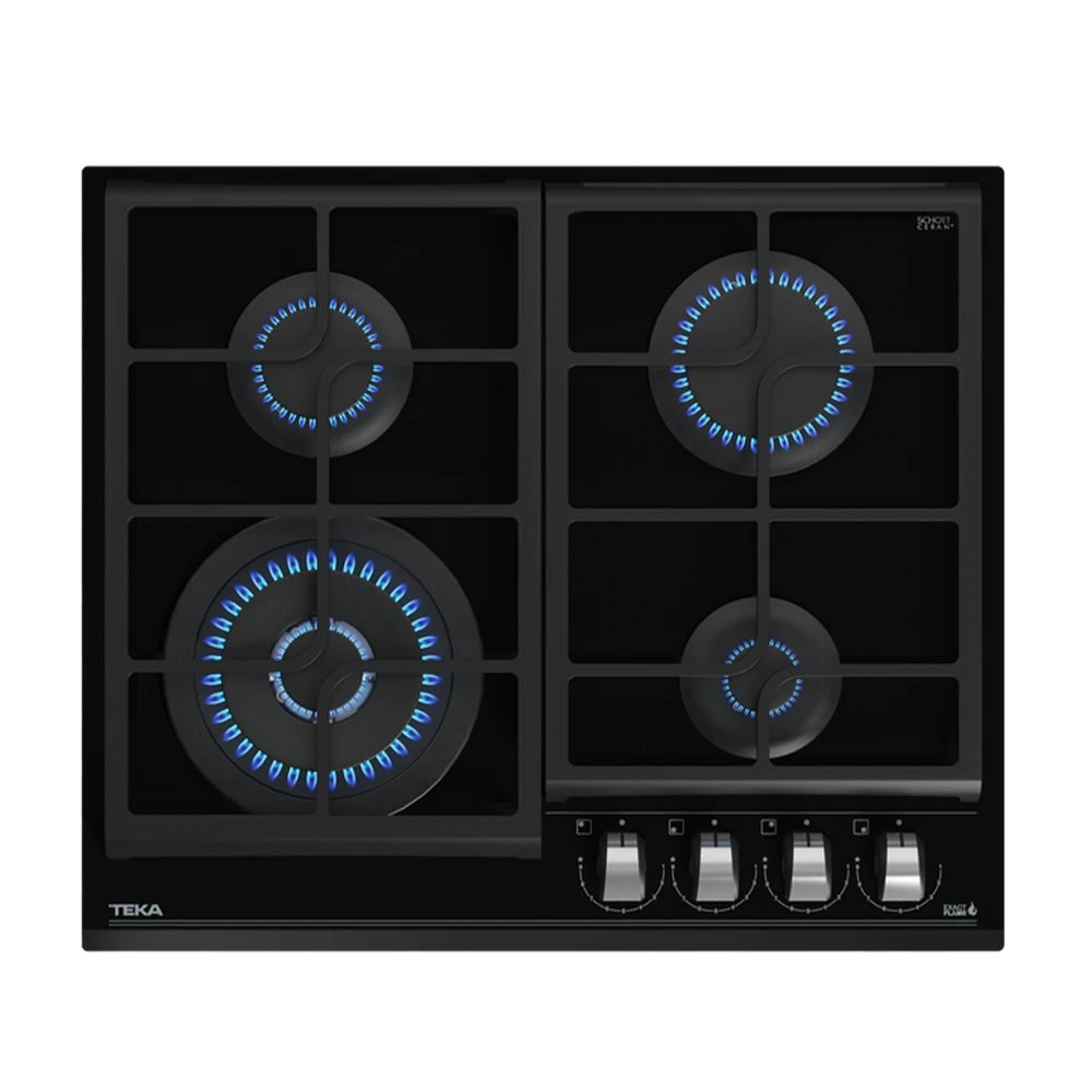 Teka GZC 64320 XBC ExactFlame Teknolojili 60 cm Cam Gazlı Ocak