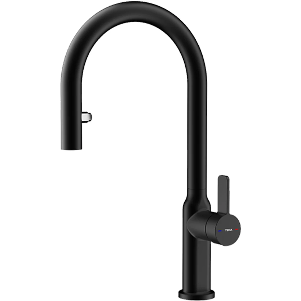 Teka Oval 9382 Siyah Spiralli Mutfak Bataryası
