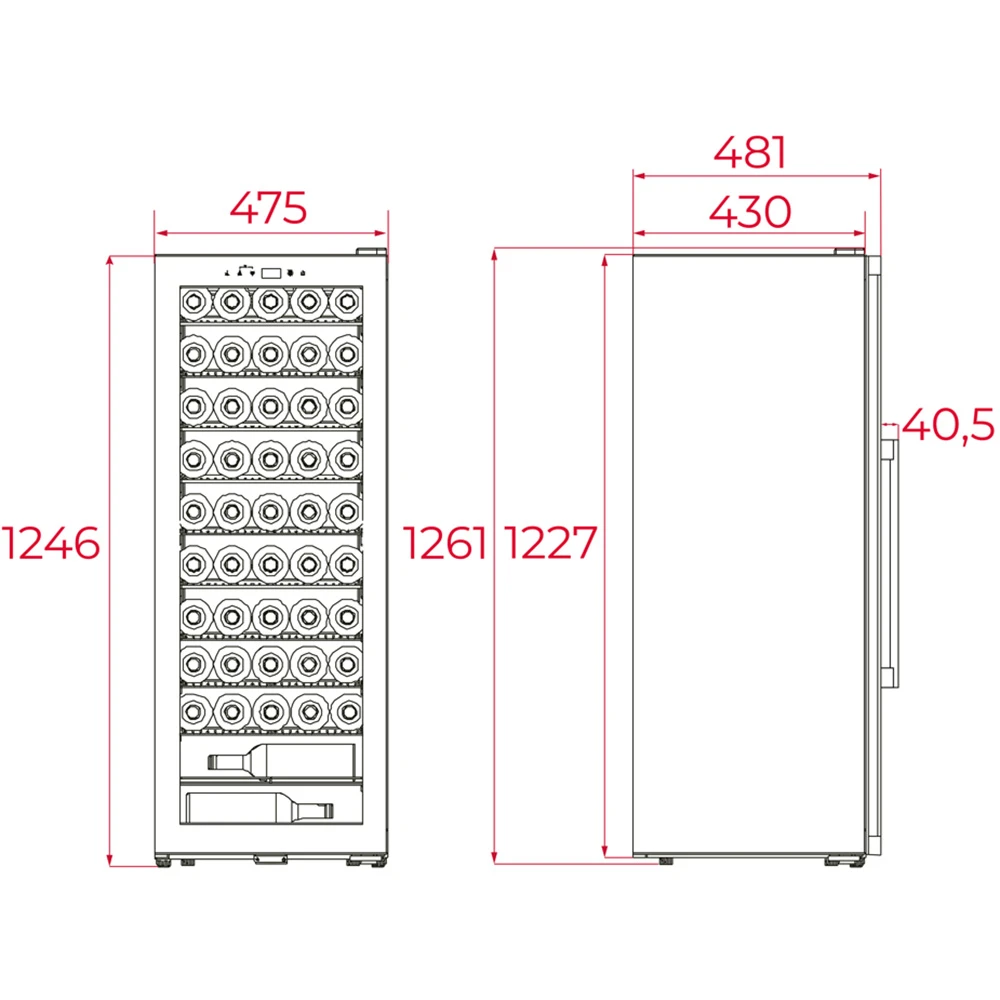 Teka RVF 10051 GBK Solo Şarap Soğutucusu 3