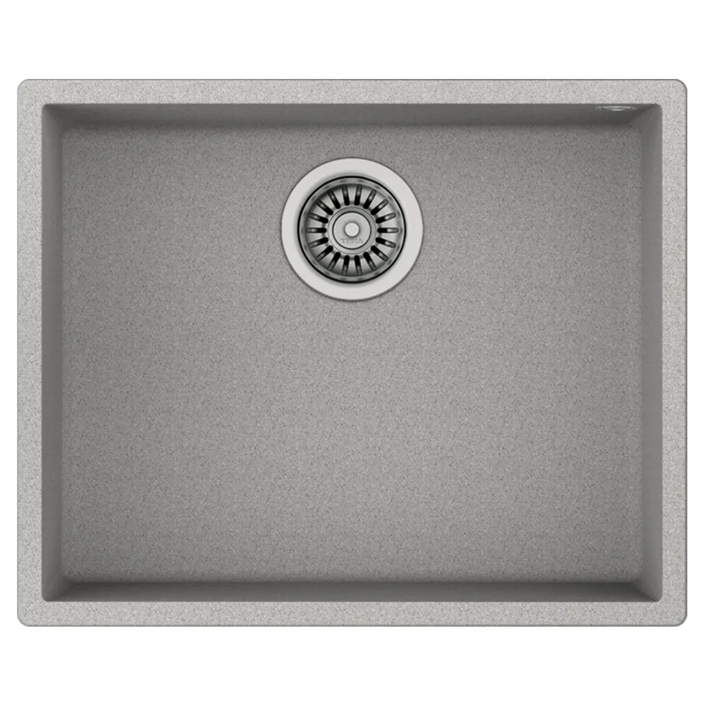Teka Square 50.40 TG Stone Grey Tek Hazneli Tezgahaltı Tegranite Eviye