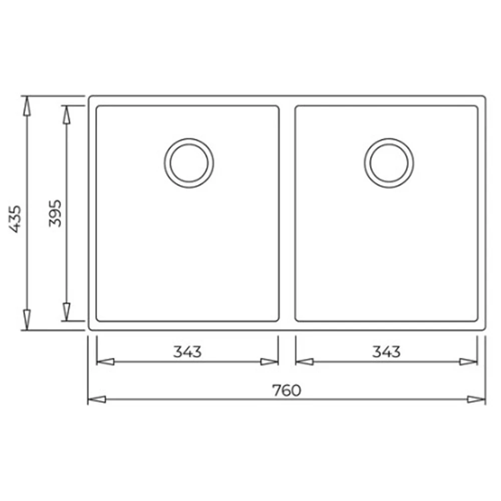 Teka Square 760 TG Artic White Tegranit Eviye 2