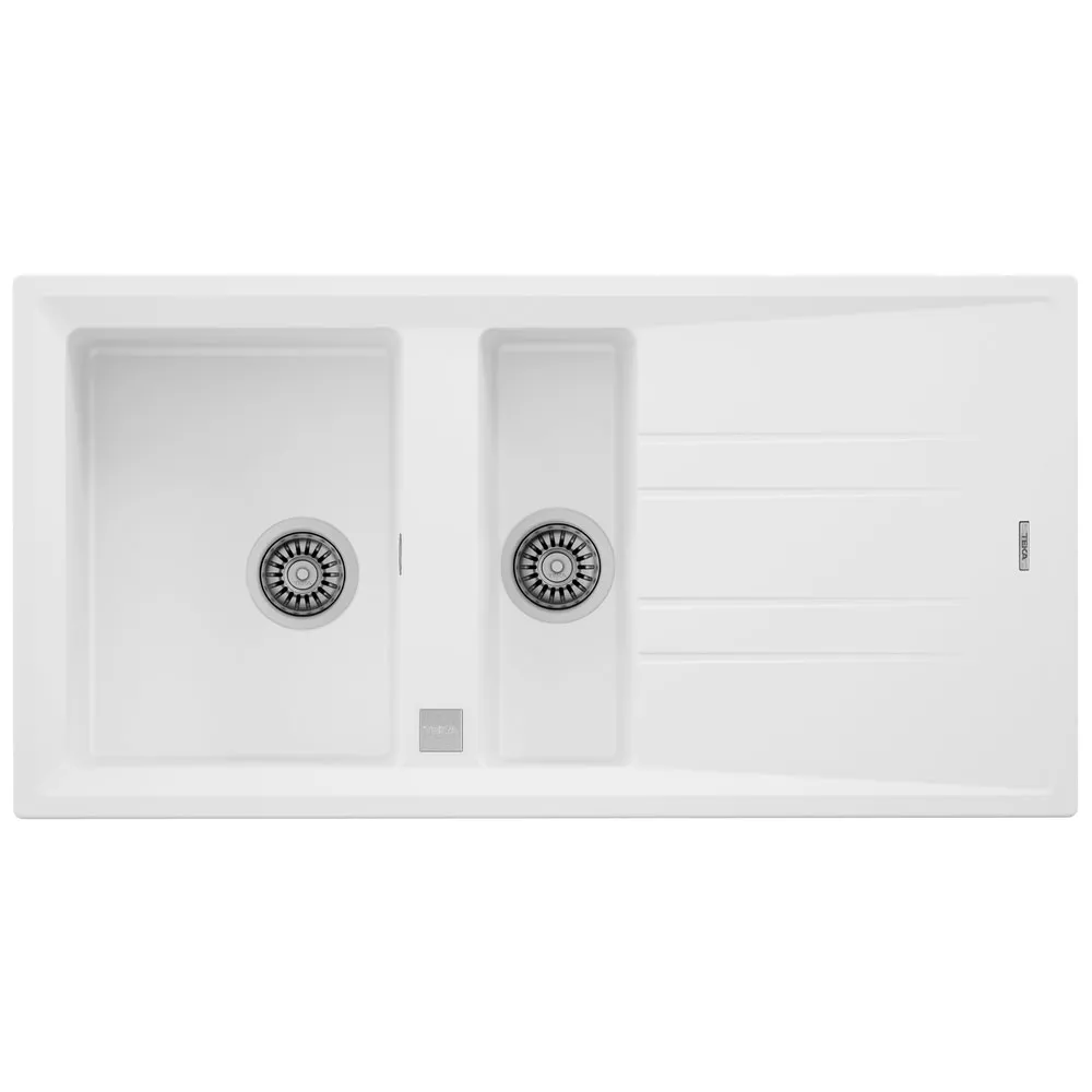 Teka Stone 60 B-TG 1,5 Gözlü Beyaz Tegranit Eviye