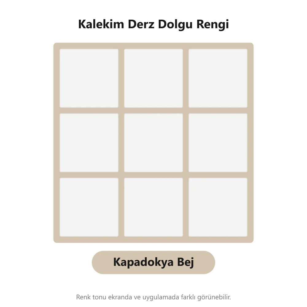 Ultrafuga Silikon Katkılı Derz Dolgu Kapadokya Bej 20 Kg 2