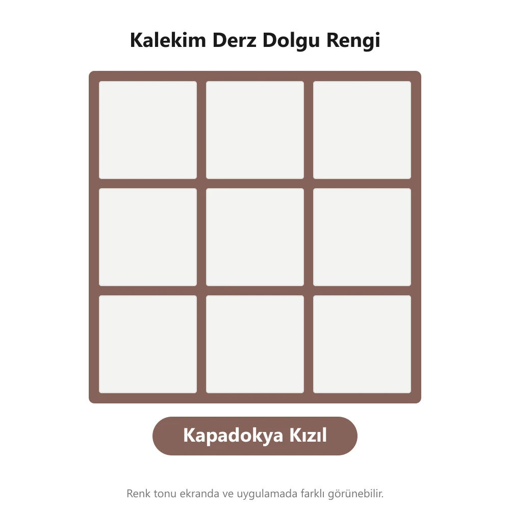 Ultrafuga Silikon Katkılı Derz Dolgu Kapadokya Kızıl 5kg 2