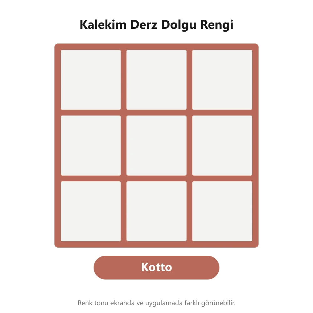 Ultrafuga Silikon Katkılı Derz Dolgu Kotto 5kg 2