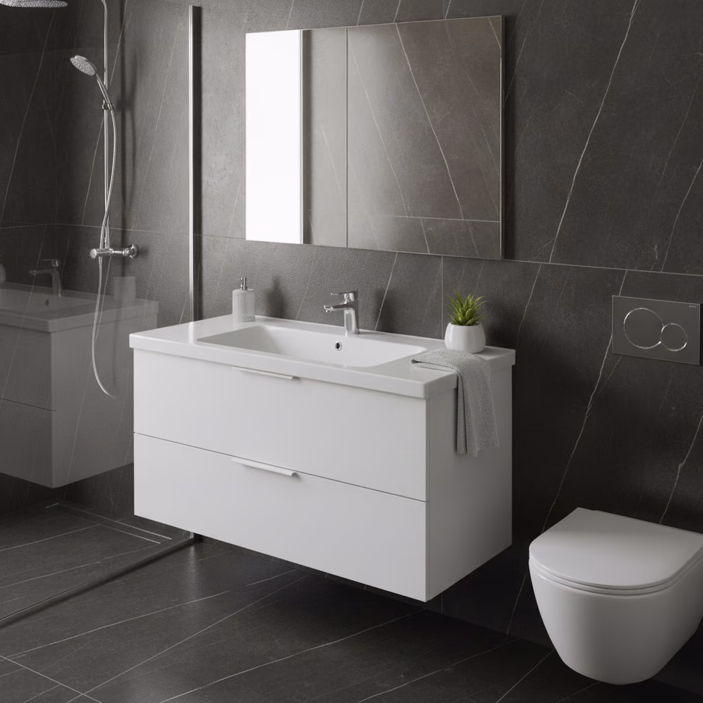 Kale Eternal 80X45 Cm Etajerli Lavabo 2