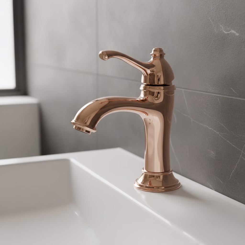 Kale Artdeco Rose Gold Lavabo Bataryası 2