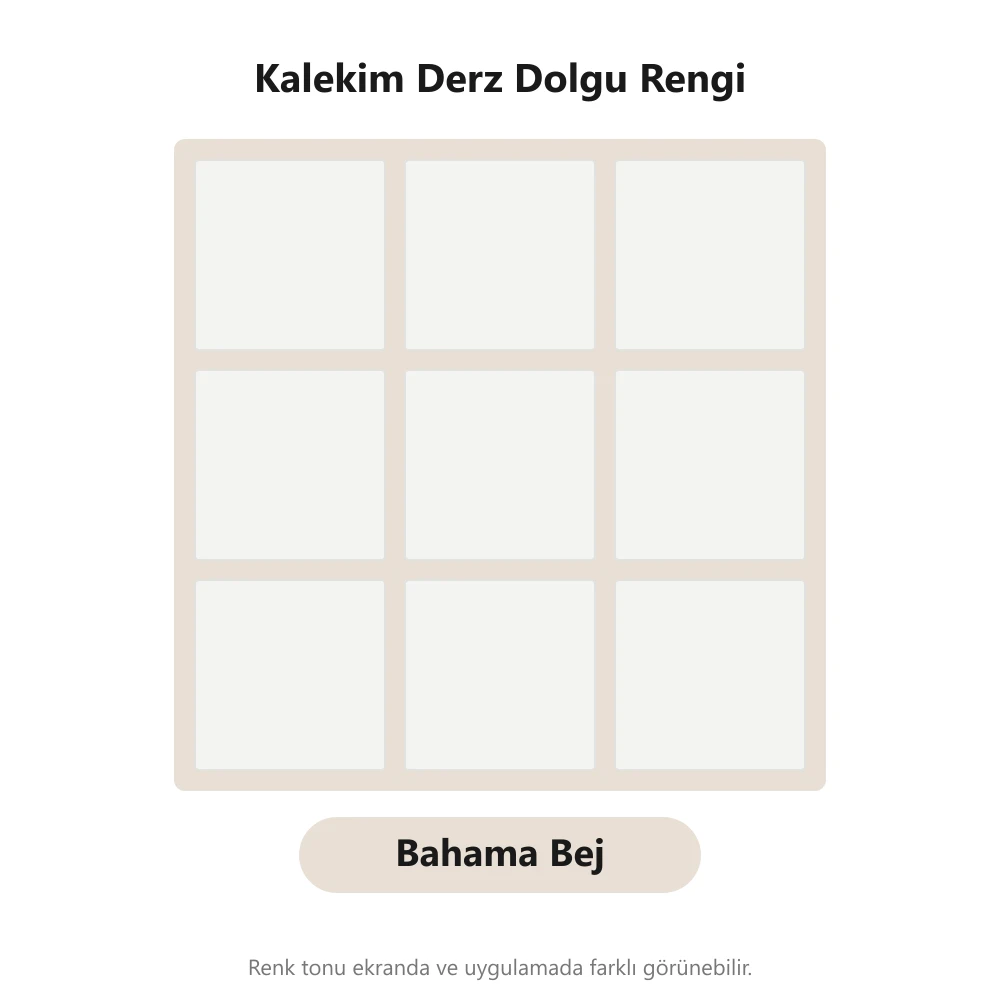 Ultrafuga Silikon Katkılı Derz Dolgu (20 Kg) Bahama Bej 2