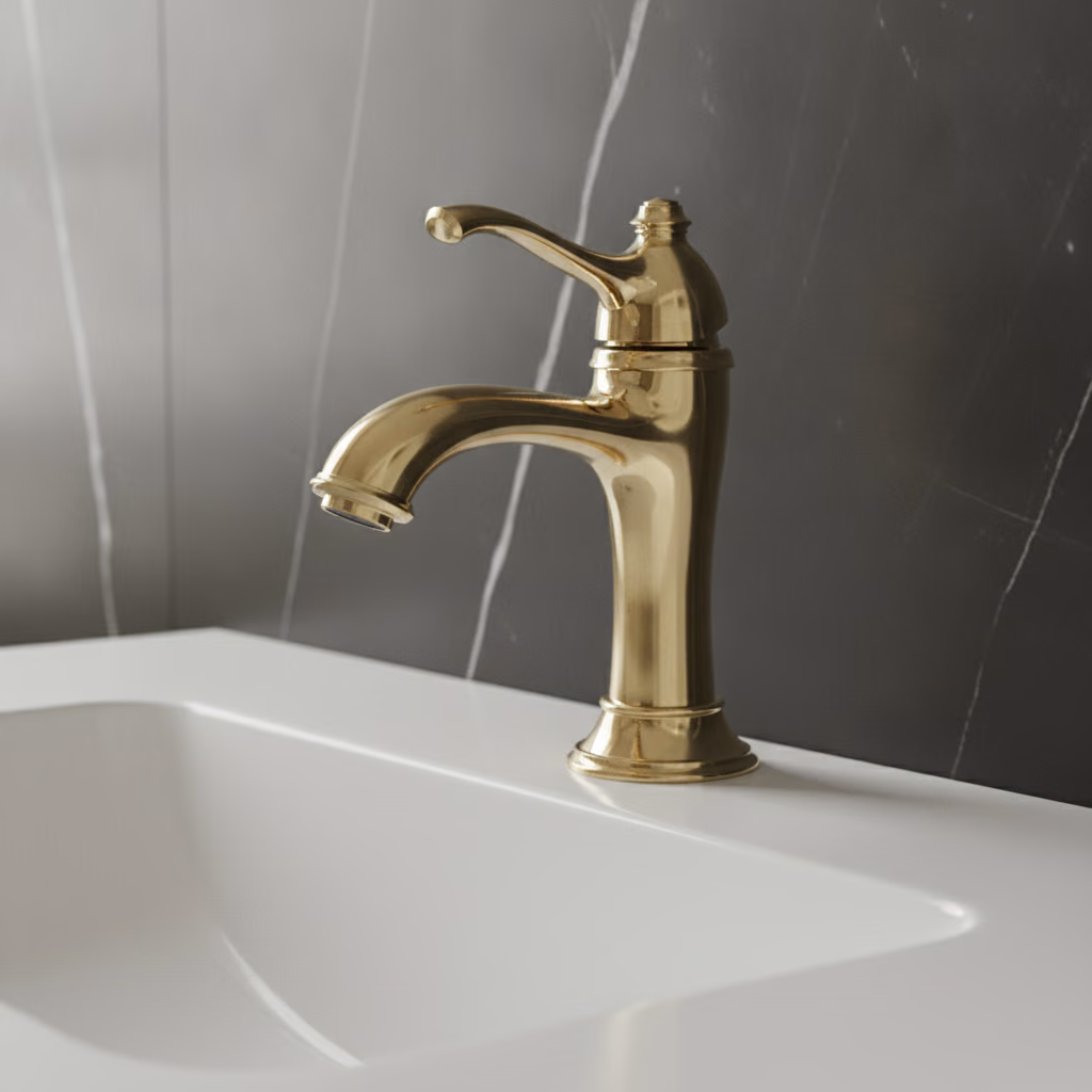 Kale Artdeco Altın Lavabo Bataryası 2