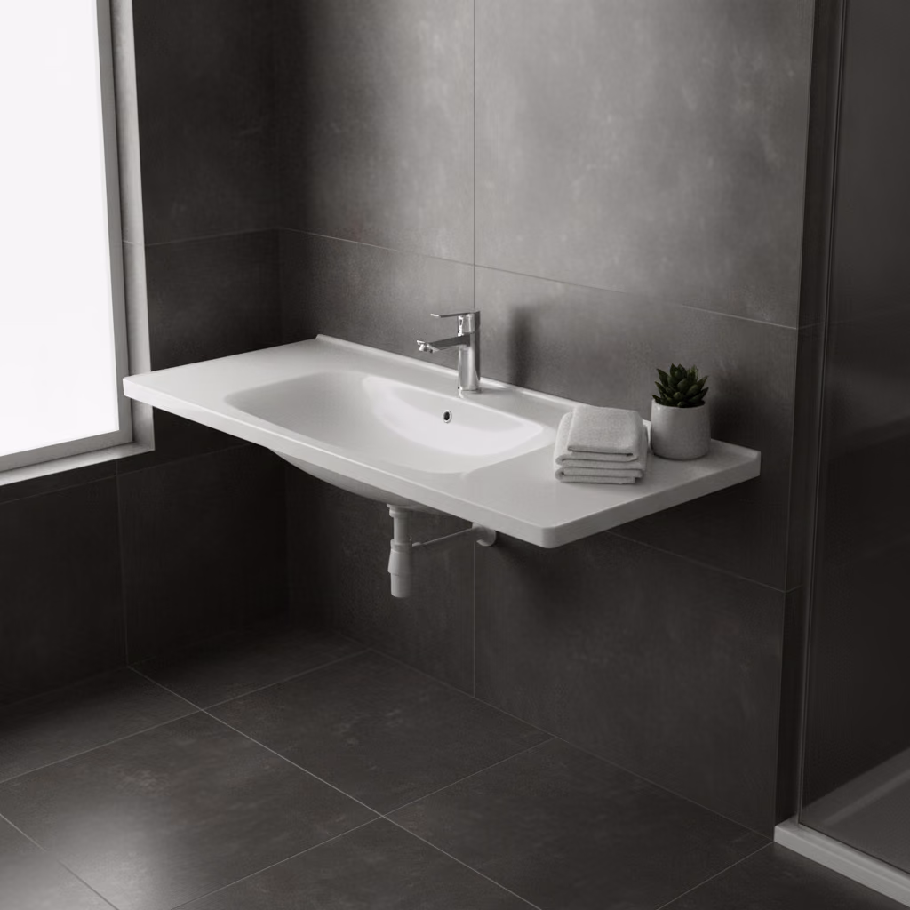 Kale Idea 2.0 100x45 Cm Etajerli Lavabo 2
