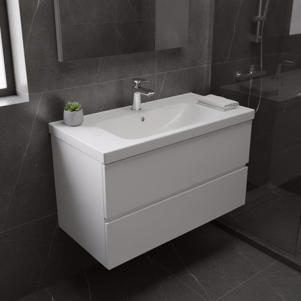 Kale Idea 2.0 80x45 Cm Etajerli Lavabo 2