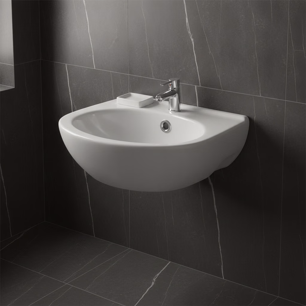 Kale Indigo 35X30 Cm Armatür Deliksiz Lavabo 2