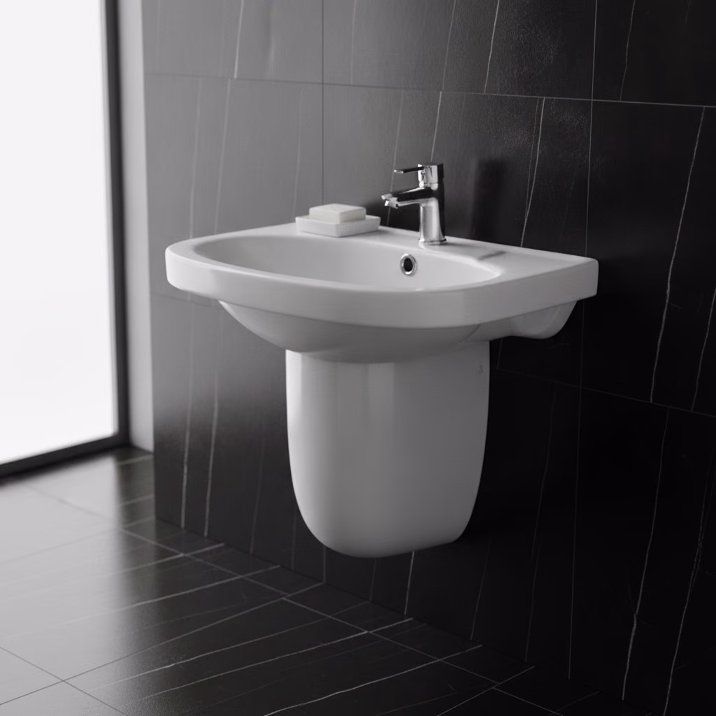 Kale Optimum 45X28 Cm Armatür Deliksiz Lavabo 2