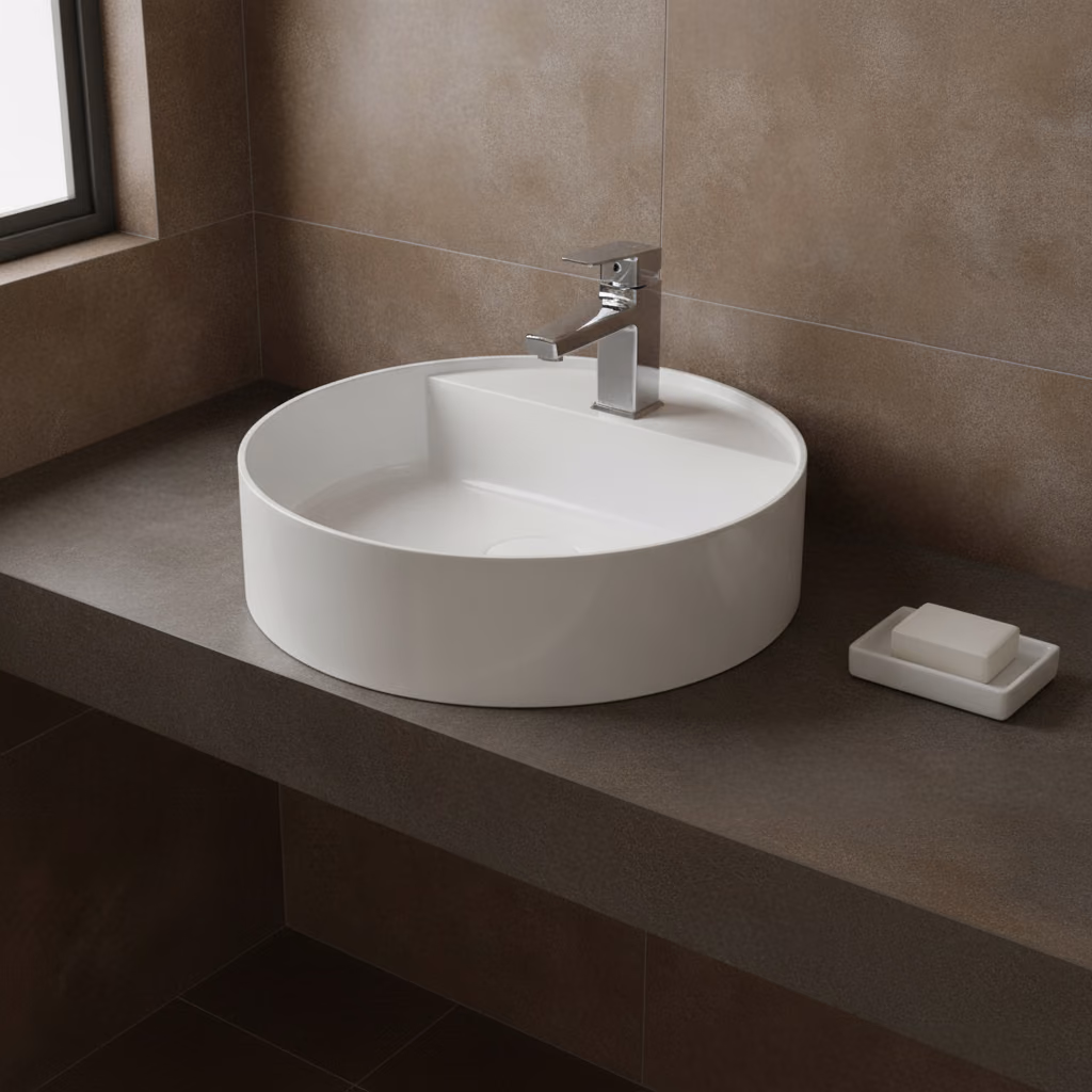 Kale Smartedge 45 Cm Yuvarlak Lavabo 2