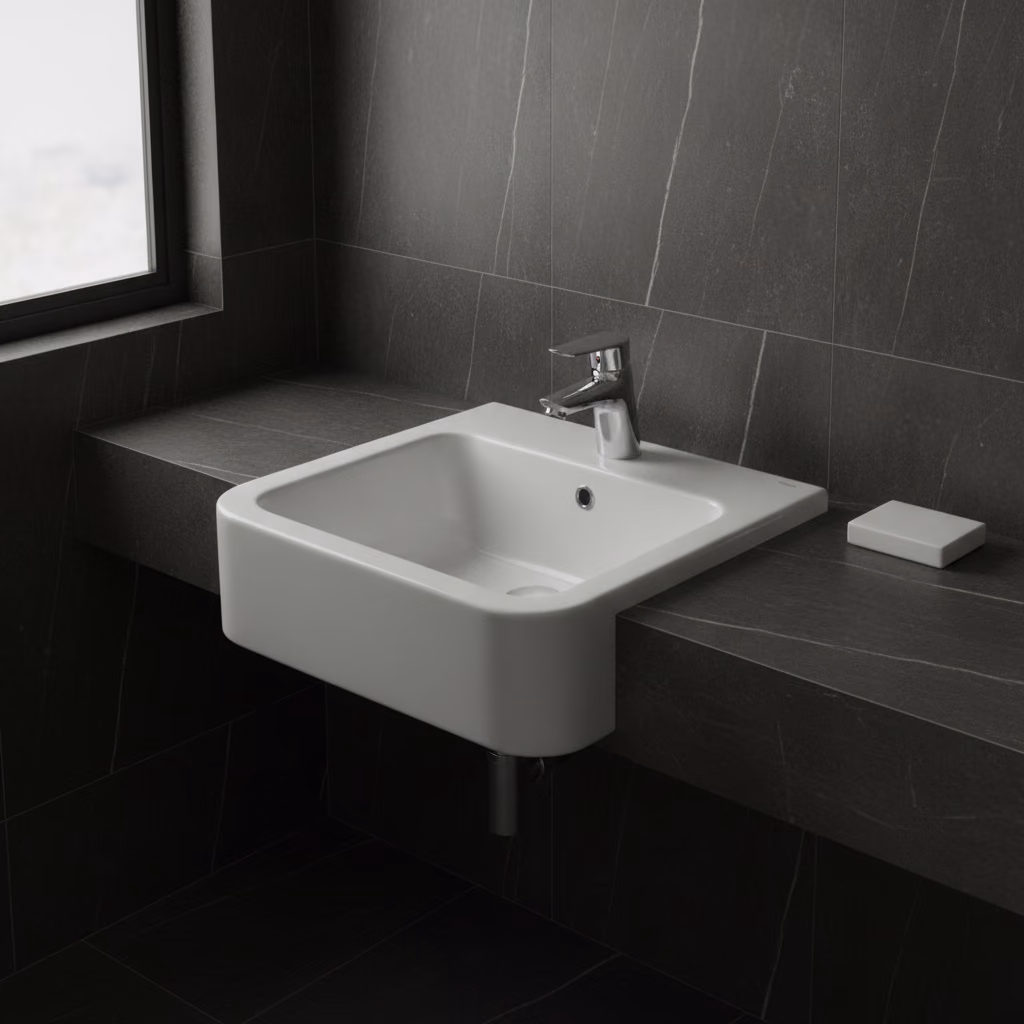 Kale Stil 45X54 Cm Kare Lavabo 2