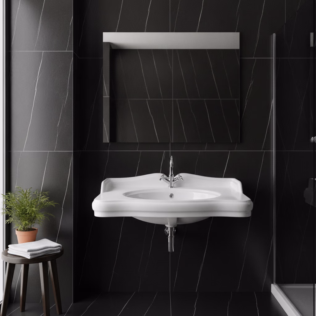 Kale Victorian 90x56 Cm Etajerli Lavabo 2