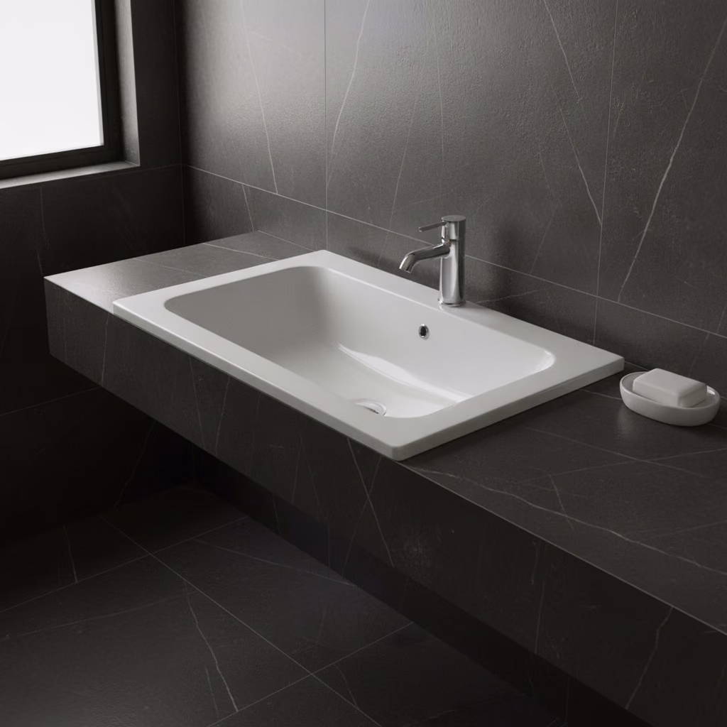 Kale Idea 2.0 60x40 Cm Tezgahüstü Lavabo 2