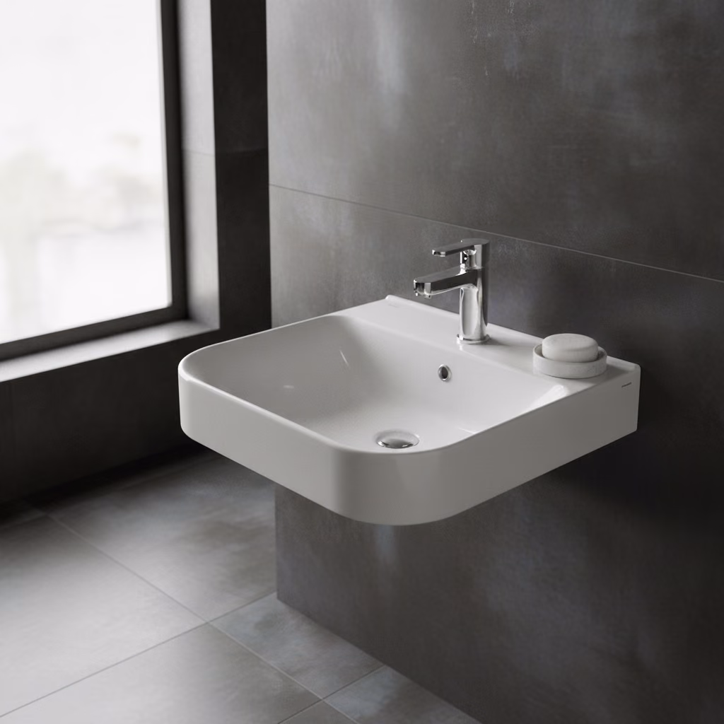 Kale Loft 45x45 Cm Dikdörtgen Lavabo 2