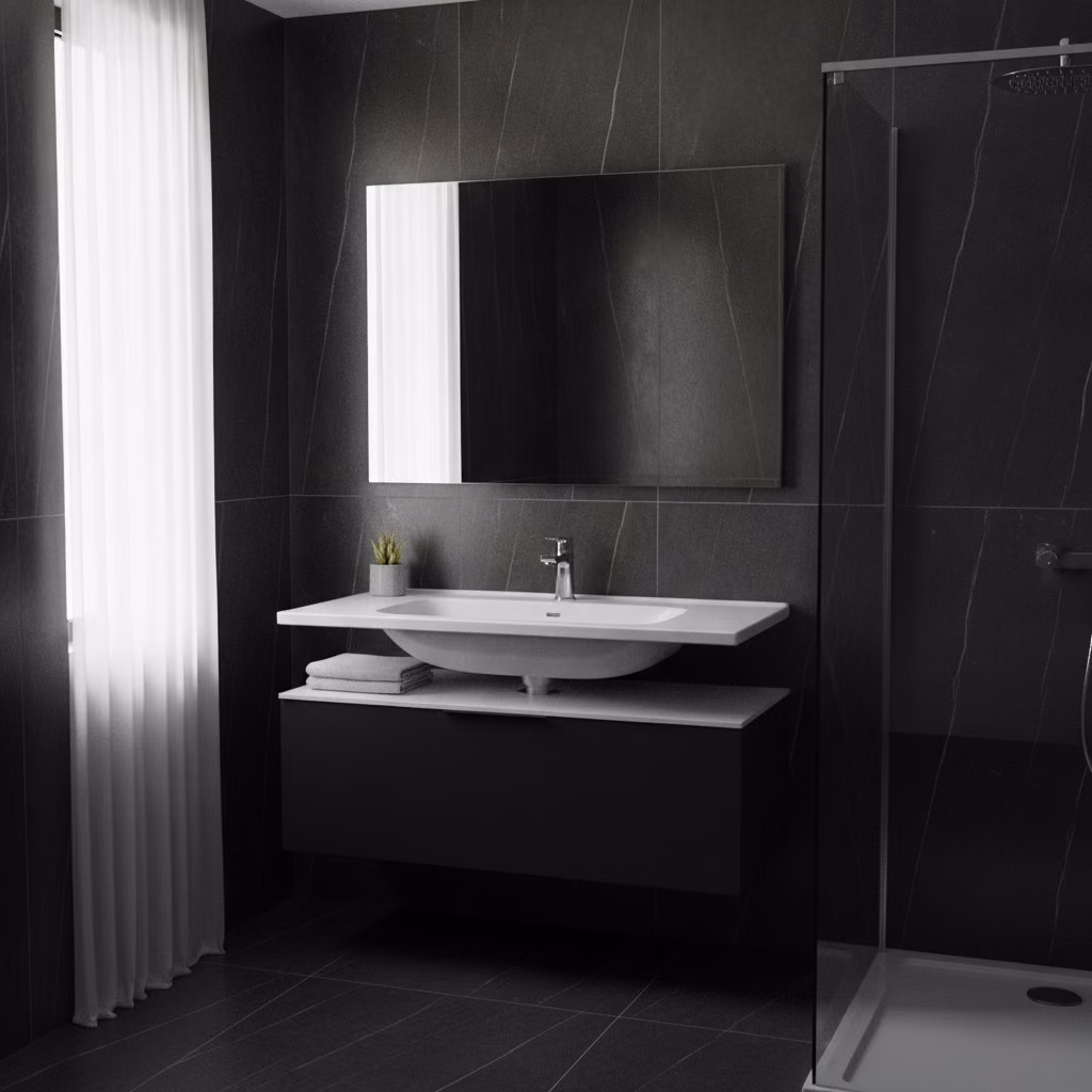 Kale Mood 2.0 100x45 Cm Etajerli Lavabo 2