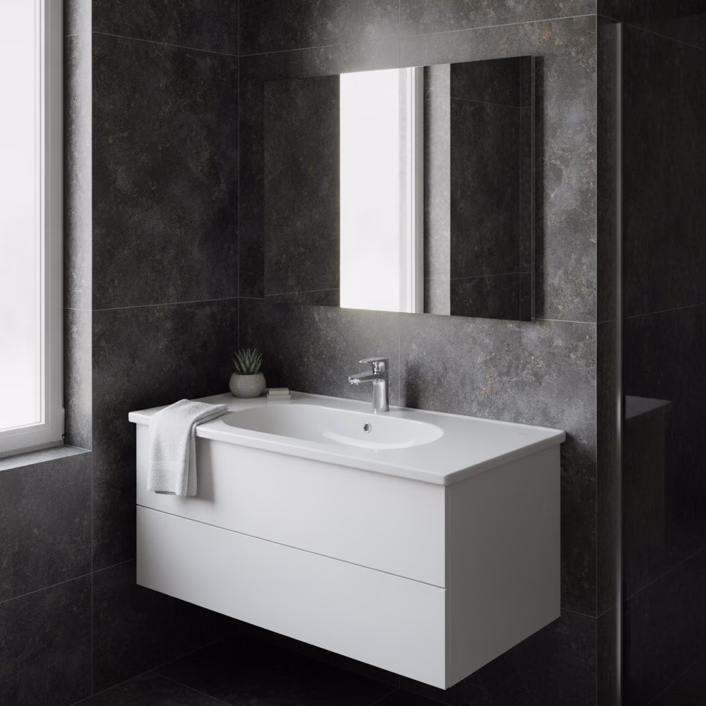 Kale Zero 2.0 80x50 Cm Etajerli Lavabo 2