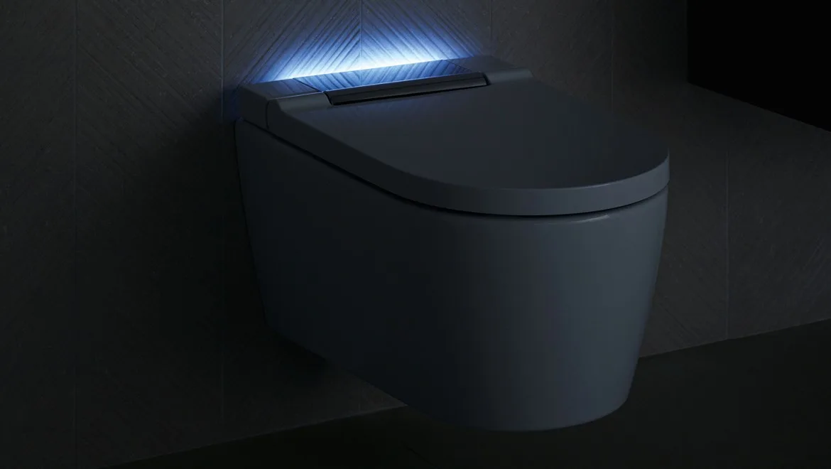 Geberit AquaClean Sela Comfort Parlak Krom Asma Klozet Takımı 6