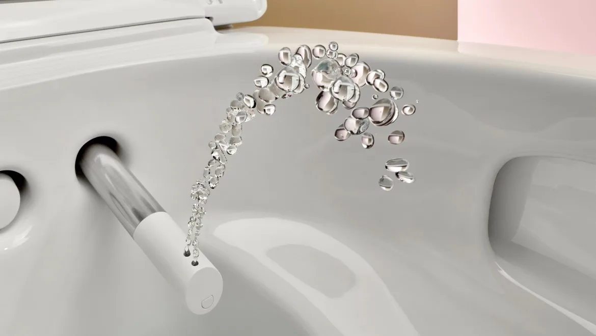 Geberit AquaClean Tuma Comfort Klozet Kapağı Beyaz Cam 5