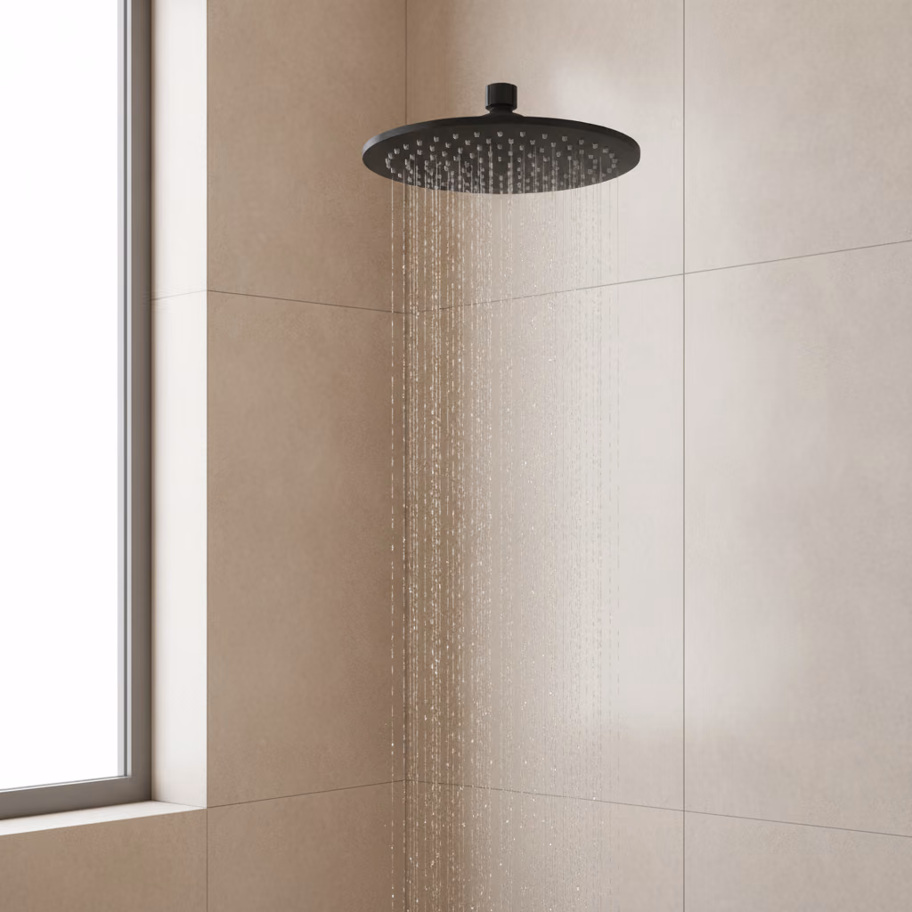 Kale Zero 20 Cm Siyah Yuvarlak Duş Başlığı 2