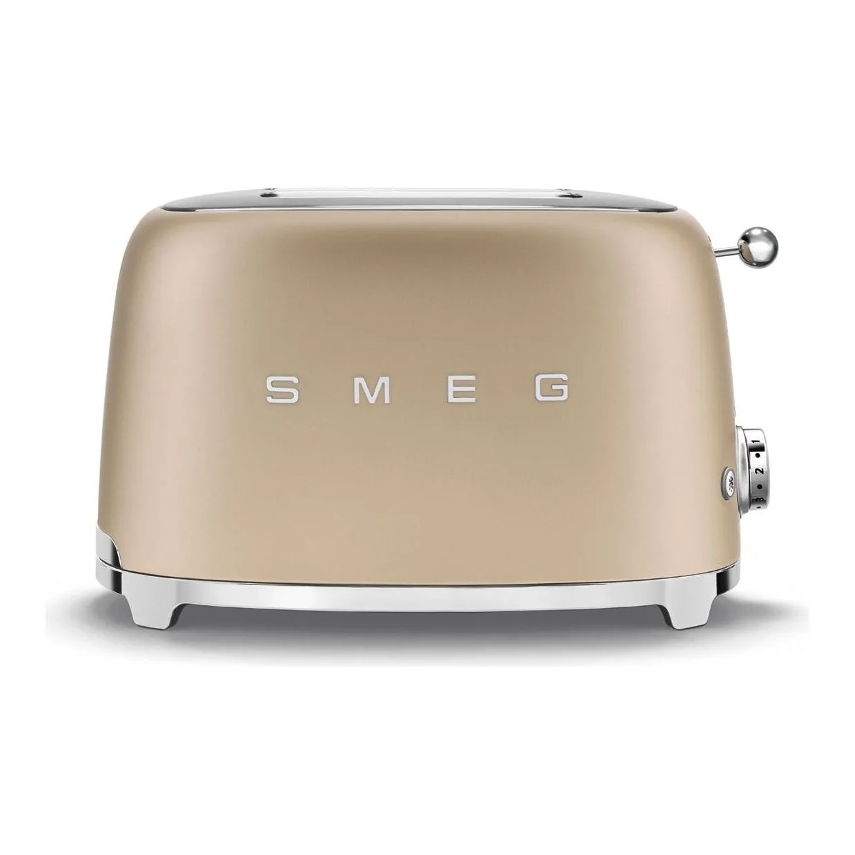 Smeg Mat Şampanya 2 Dilimli Ekmek Kızartma Makinesi - TSF01CHMEU