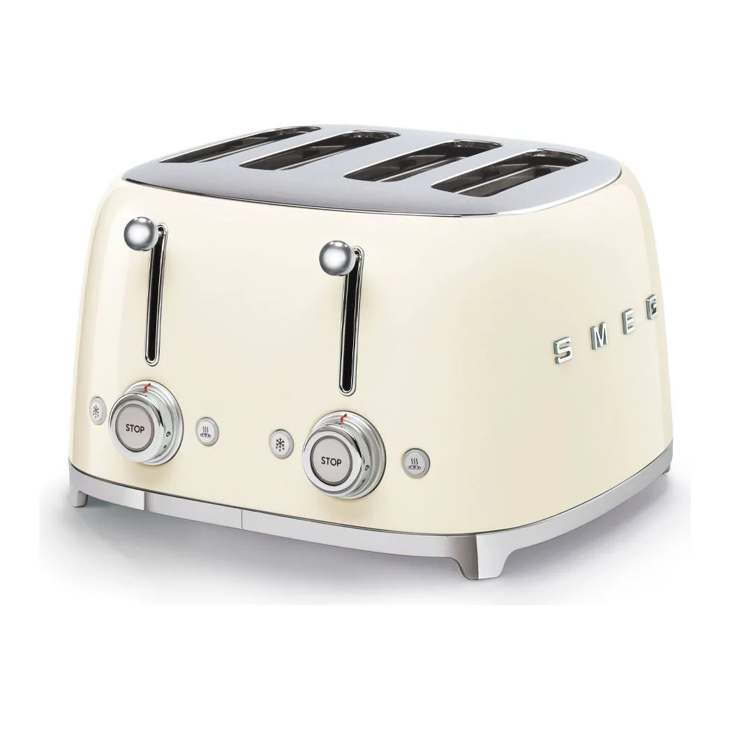 Smeg Krem 4 Dilimli Ekmek Kızartma TSF03CREU