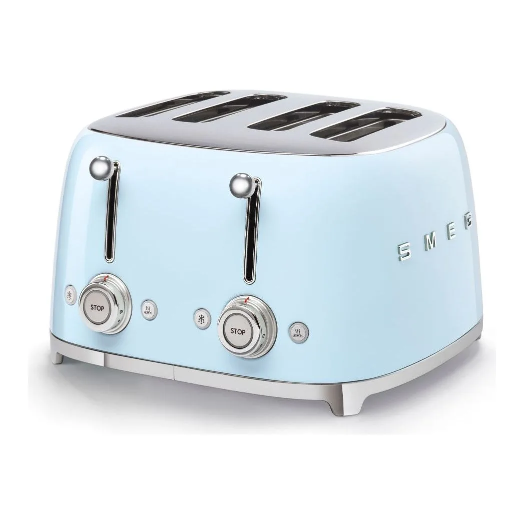 Smeg Pastel mavi 4 Dilimli Ekmek Kızartma TSF03PBEU