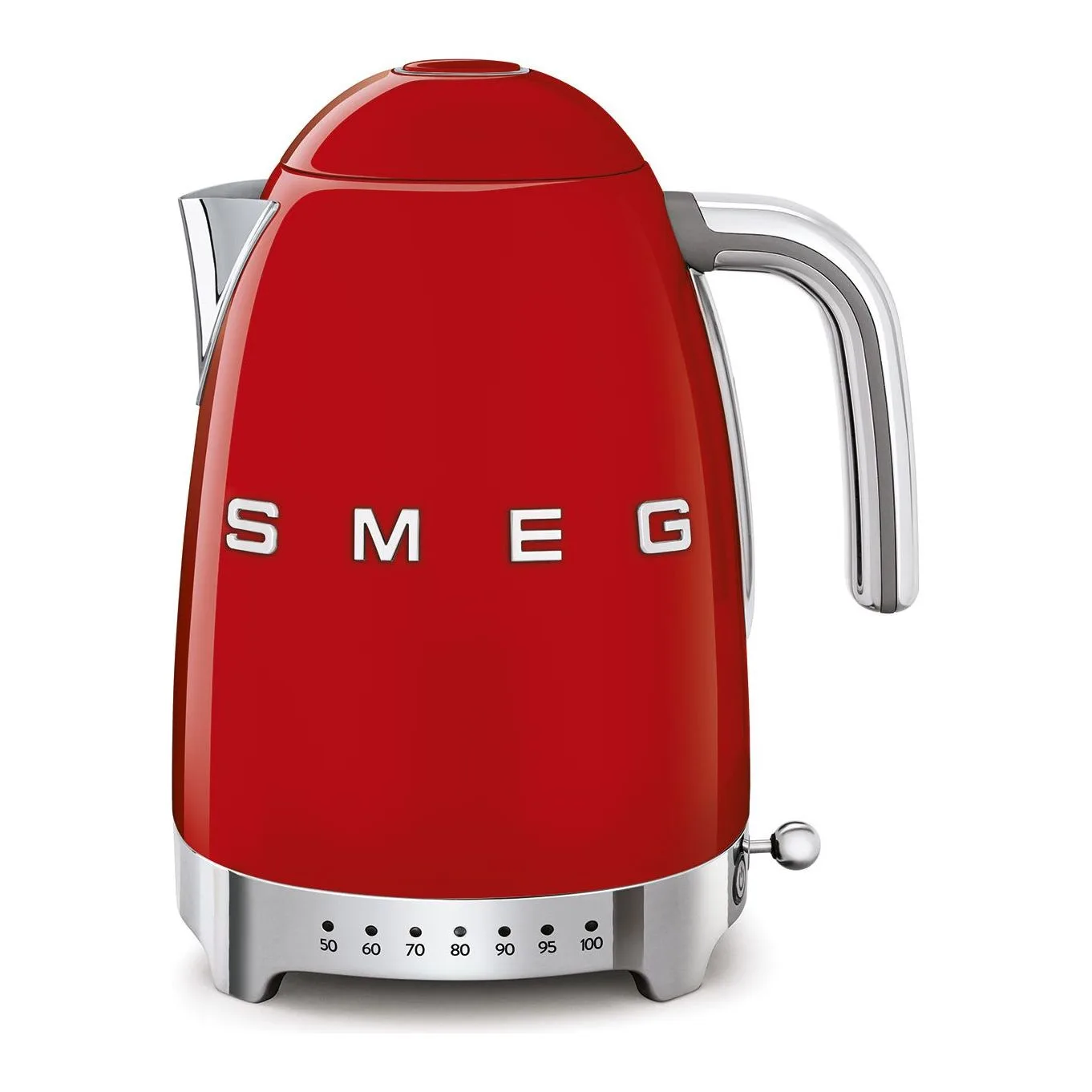 Smeg Kırmızı Isı Ayarlı Kettle KLF04RDEU (1.7lt)