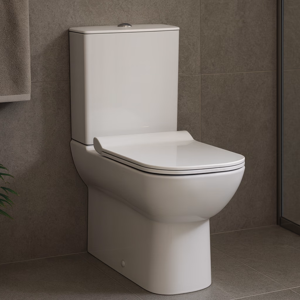 Kale Babel Duvara Sıfır Klozet + Ultra Slim Yavaş Kapanan Klozet Kapağı + Rezervuar 2