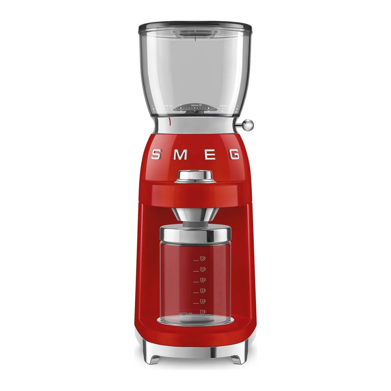 Smeg Kırmızı Kahve Öğütme Makinesi - CGF11RDEU