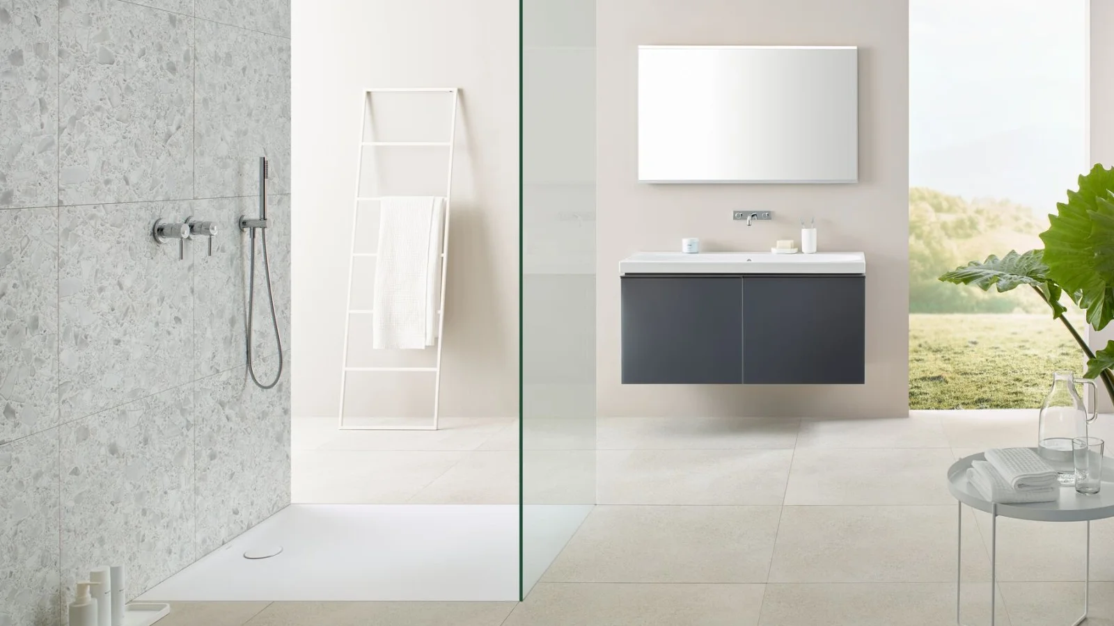Geberit Olona 120x80 cm Mat Beyaz Dikdörtgen Duş Teknesi 2