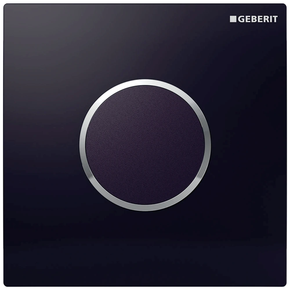 Geberit Type 10 Elektrikli Siyah/Krom Fotoselli Pisuvar Kapağı