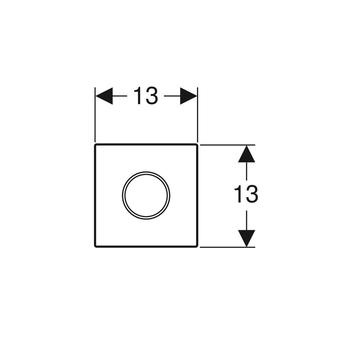 Geberit Type 10 Elektrikli Siyah/Krom Fotoselli Pisuvar Kapağı 2