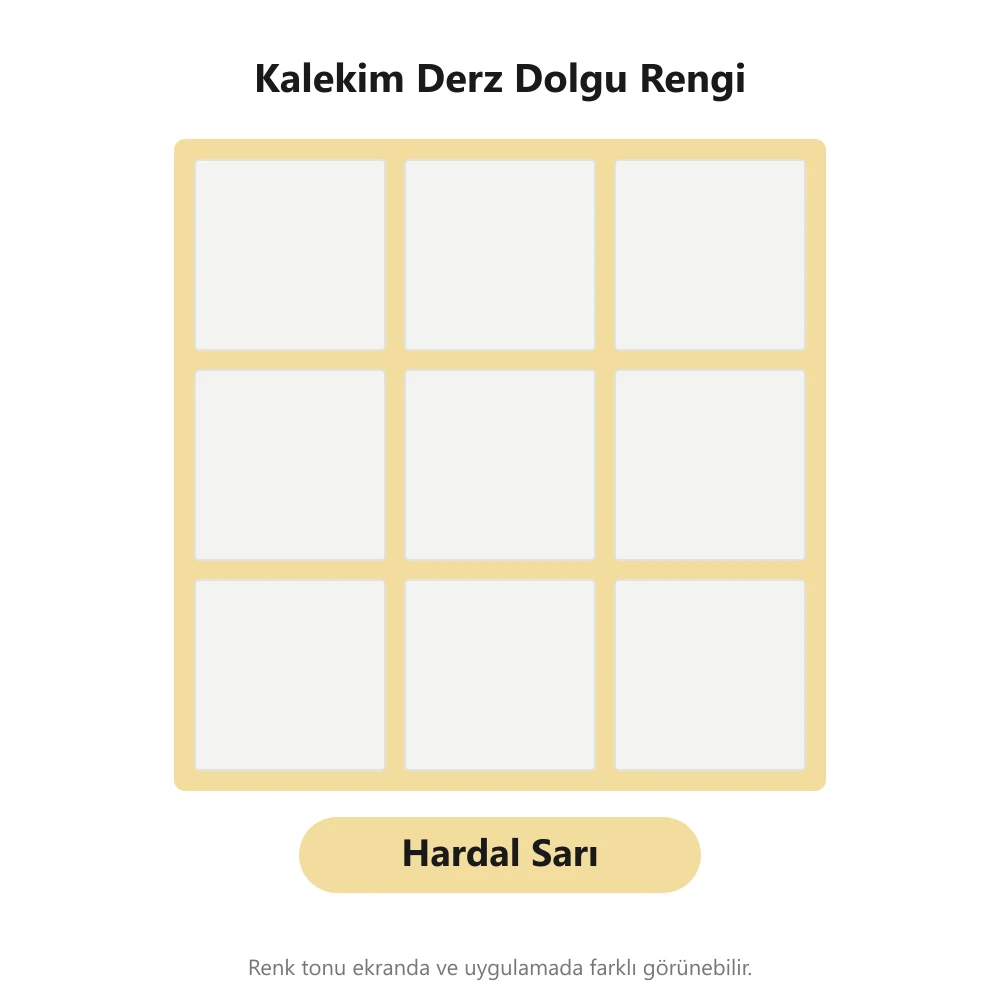Kalekim 2272 Ultrafuga Hardal Sarı 20 Kg 2