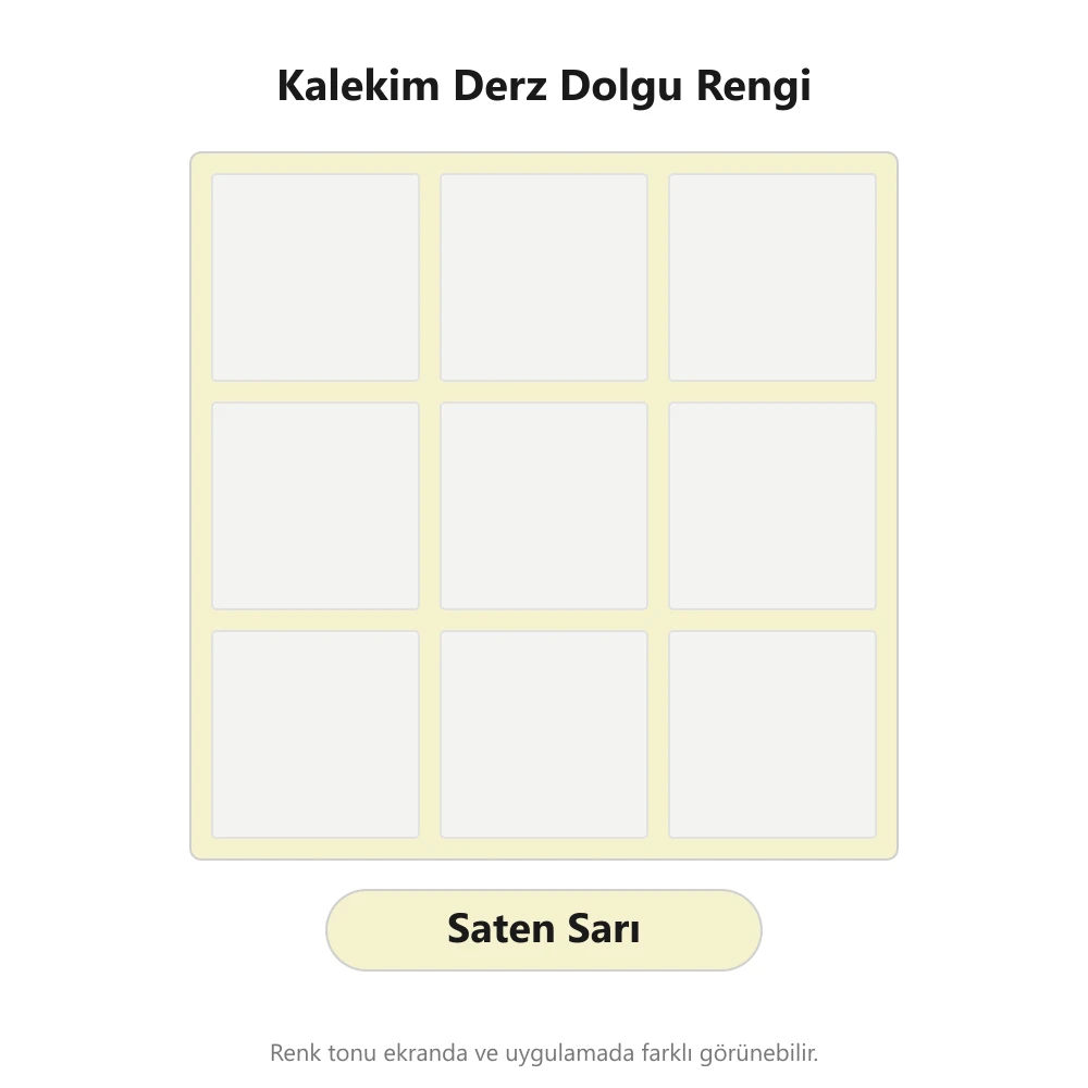 Kalekim 2267 Ultrafuga Saten Sarı 20 Kg 2