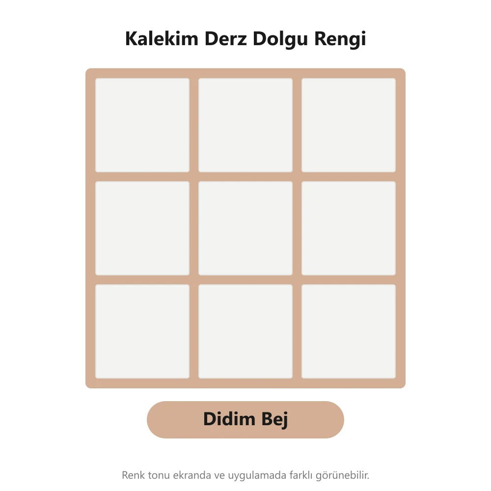 Kalekim 2455 Fugaflex Didim Bej 20 Kg 2