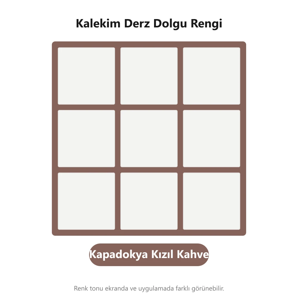 Kalekim 2461 Fugaflex Kapadokya Kızıl Kahve 20 Kg 2