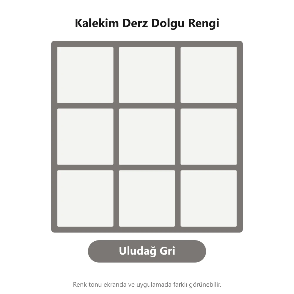 Kalekim 2400 Fugaflex Rapid Uludağ Gri 5 Kg 2