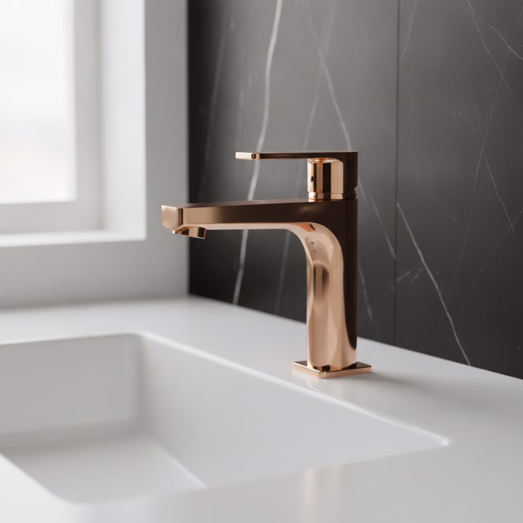 Kale Sempre Rose Gold Lavabo Bataryası 2