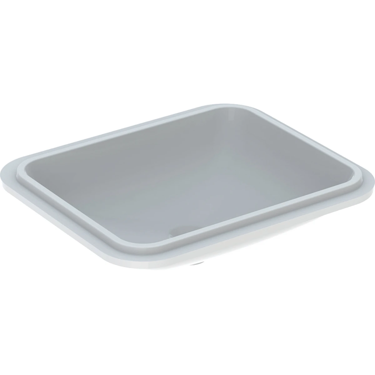 Geberit VariForm 50x40 Dikdörtgen Beyaz Tezgah altı Lavabo