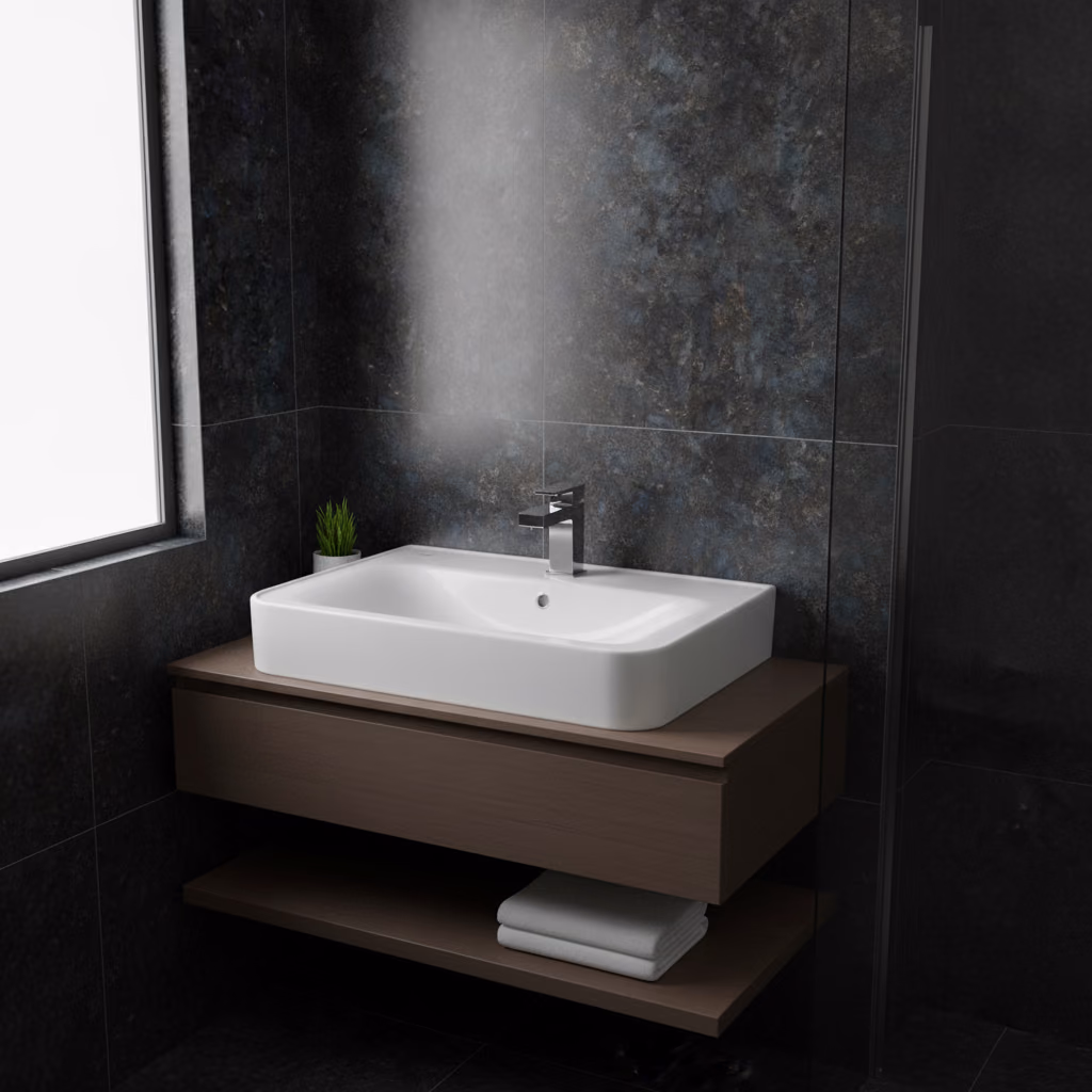 Kale Fold Pro 65x50 Cm Etajerli Lavabo 2