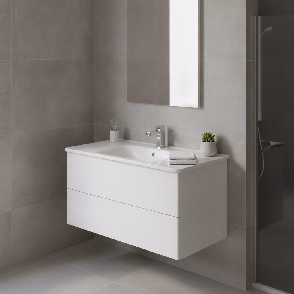 Kale Fold Pro 100x50 Cm Etajerli Lavabo 2
