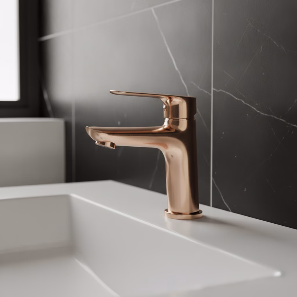 Kale Tandem H12 Rose Gold Lavabo Bataryası 2