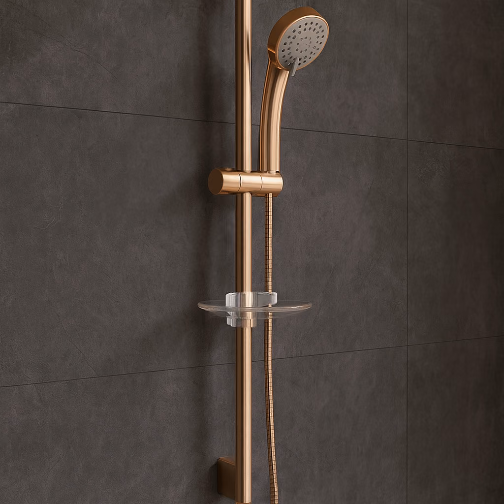 Kale Rain S110 3 Fonksiyonlu Sürgülü Rose Gold El Duşu Takımı 2