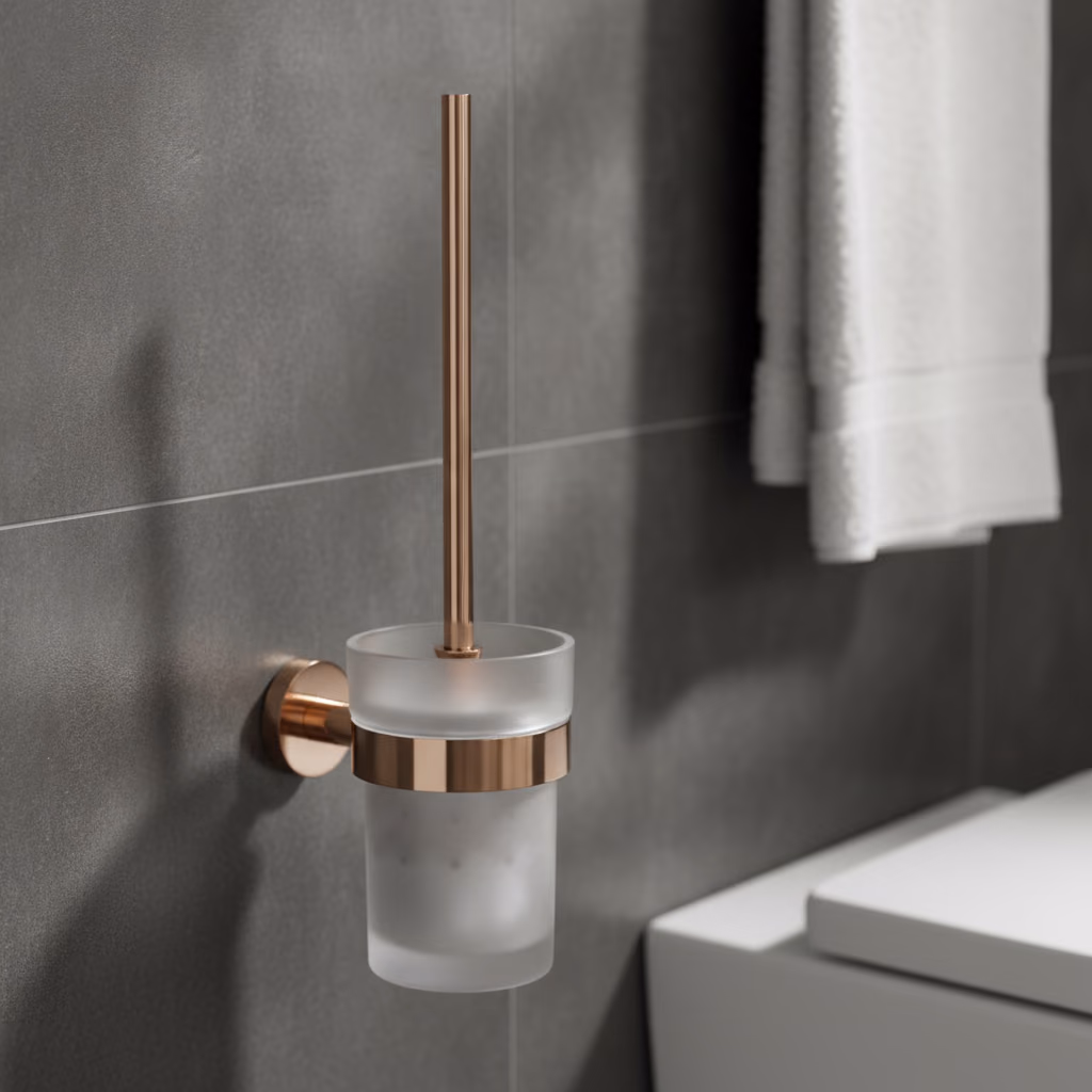 Kale D100 Rose Gold Tuvalet Fırçalığı 2