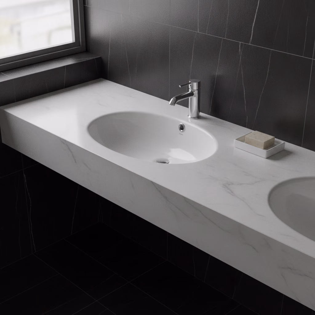 Kale Optimum 56x42 Cm Tezgah Altı Lavabo 2